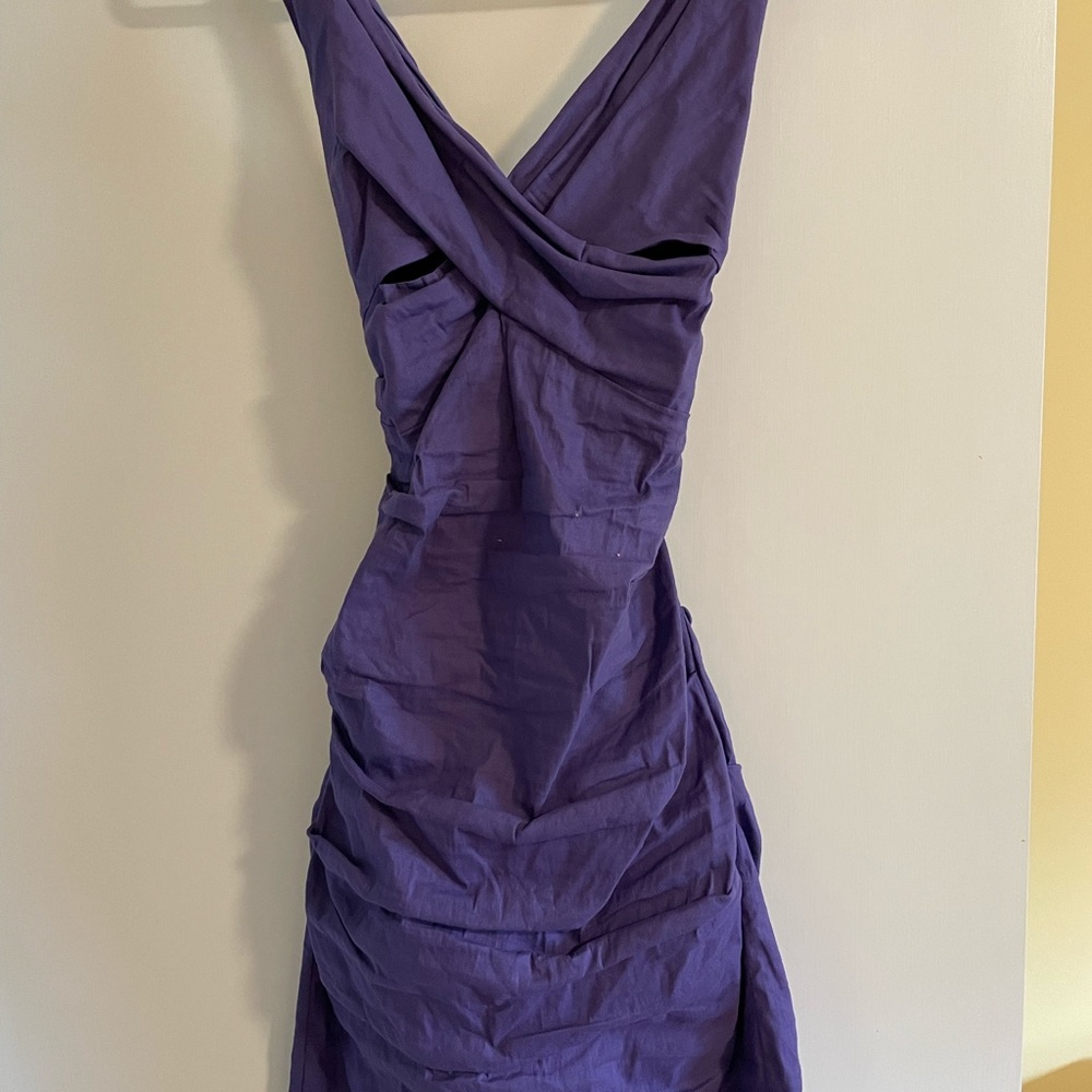 Nicole Miller ruched dress